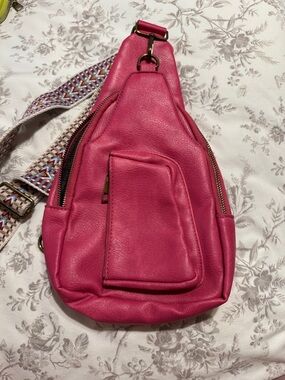 Pink  Crossbody Sling Bag - Stylish Everyday Carry